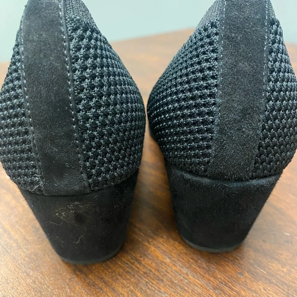 Eileen Fisher Kiss Knit Stretch Pump Black Size 7.5